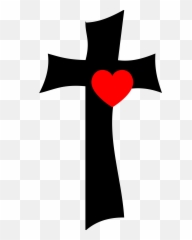 Christian Cross Heart Drawing Symbol - Cross Heart Clip Art Cross Heart Clip Art Emoji,Emoji Cross Stitch Patterns