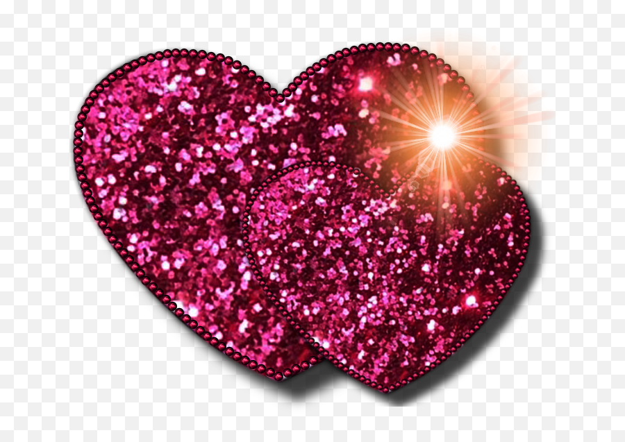 Hard Enamel Heart Emoji Png Sparkle - Glitter Pink Heart Png,Sparkle Heart Emoji