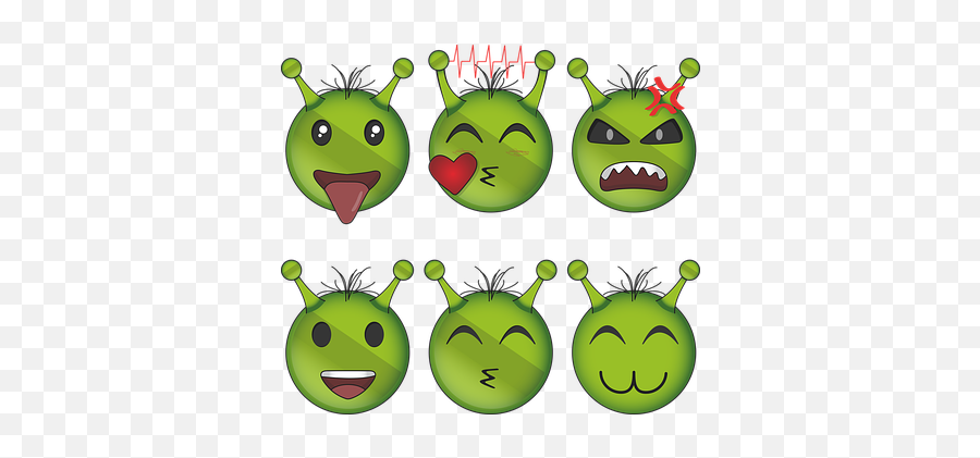 300 Free Emoji U0026 Smiley Vectors - Pixabay Alien Emotes Png,Monocle Emoji