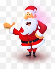 Santa Claus Magic Background Transparent Png - Senta Png Emoji,Father Christmas Emoji