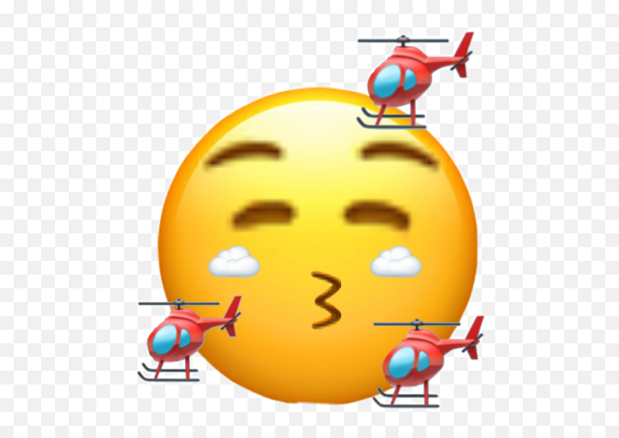 Helicopter Sticker - Happy Emoji,Helicopter Emoticon