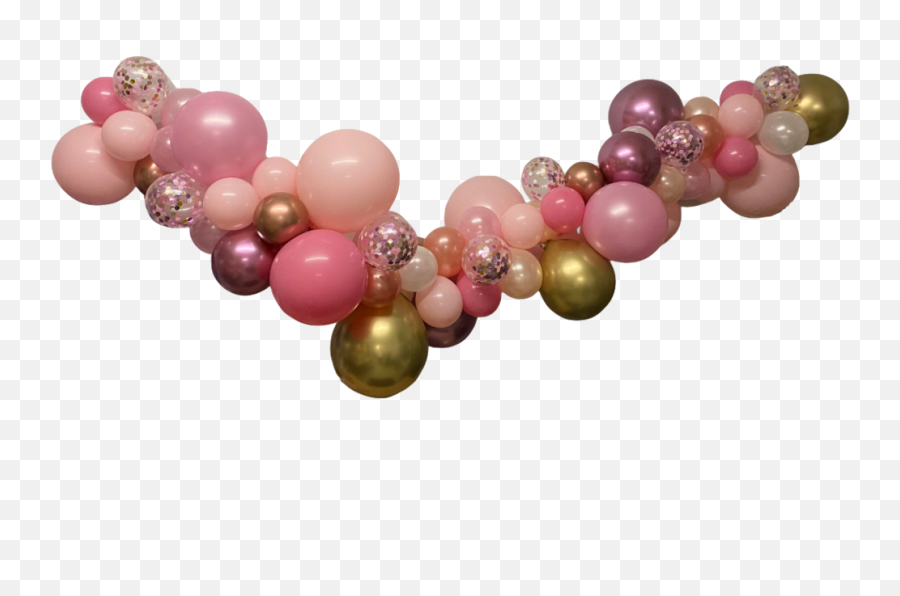 Metallic Pink Shine Mini Balloon - Png Transparent Pastel Balloon Garland Png Emoji,Diy Emoji Balloons