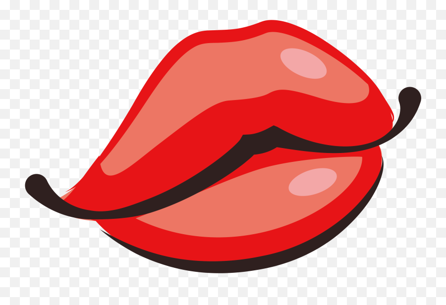 Kisses - Animated Lips Cute Png Download Original Size Cartoon Lips Transparent Background Emoji,Lips Emoji Png