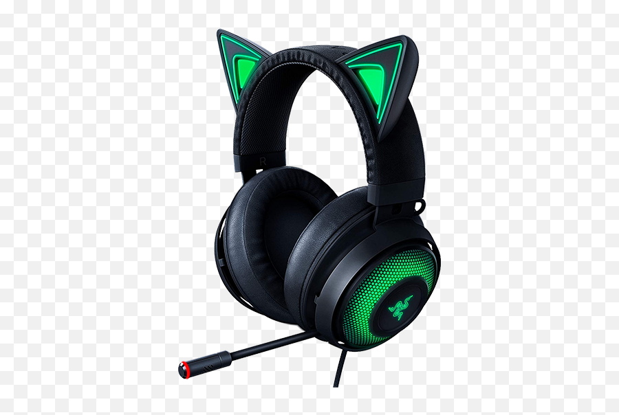 Razer Gaming Headset Wired Black Online - Razer Kraken Kitty Emoji,Electronic Cat Ears That Respond To Your Emotions