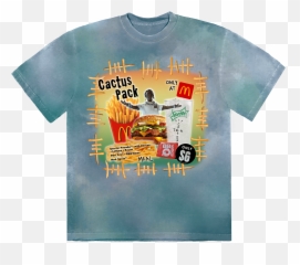 Travis Scott Burger Price Uk - Cactus Pack Vintage Bootleg T Shirt Emoji,Mcdonalds Emoji 10