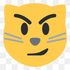 Cat Face With Wry Smile Emoji Meaning - Smirk Cat Emoji Transparent,Sarcasm Emoji