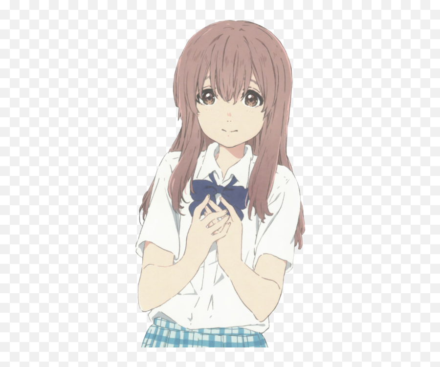 A Silent Voice Characters - Tv Tropes Shouko Nishimiya Png Emoji,Anime Girl Can See Emotions As Colors Action