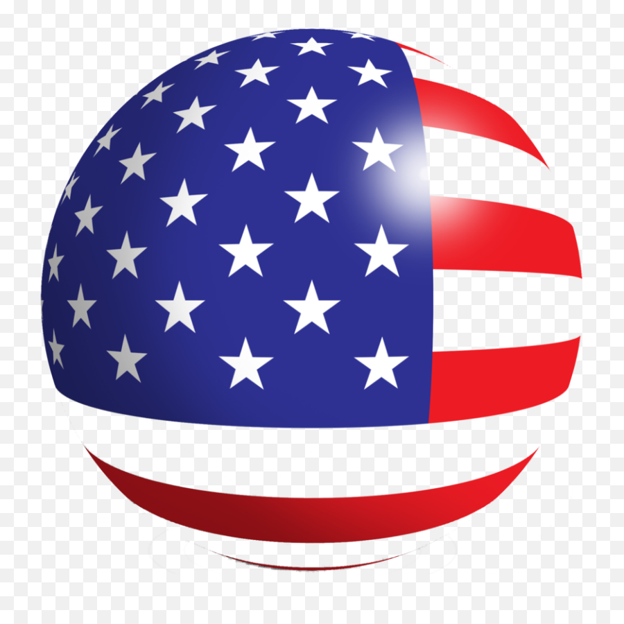 Download Us Round Flag Png Png U0026 Gif Base - Circle Transparent Background Usa Flag Emoji,Emoji Wars American Flag