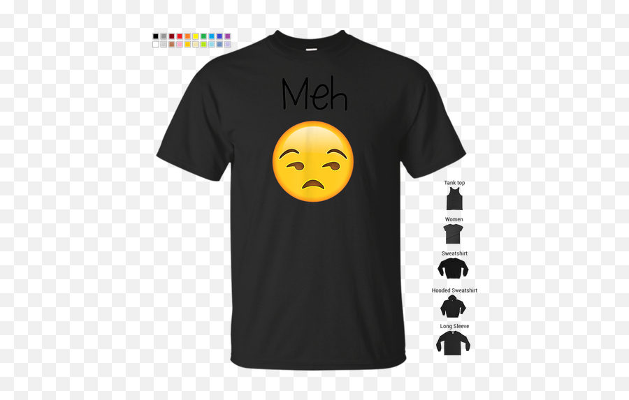 Meh Bored Emoji Face T - Shirt Chitaamobi,Pine Needles Emoji