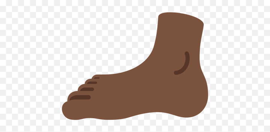 Foot Emoji With Dark Skin Tone Meaning With Pictures - Black Foot Emoji,Apple Pie Emoji