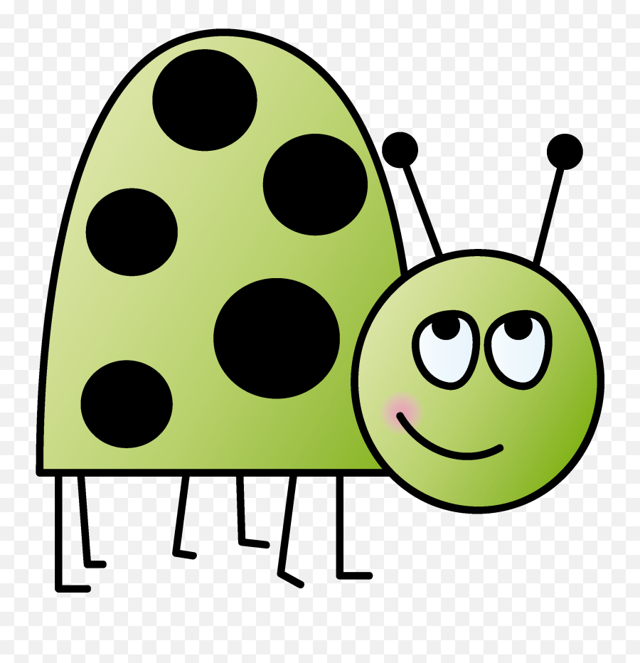 Ch B Clipart Bichitos Ladybug Clip Art Print - Happy Emoji,Mariquita Emoticon
