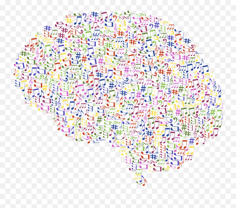 Clipart Brain Music Clipart Brain - Music Brain Transparent Emoji,Big Brain Emoji