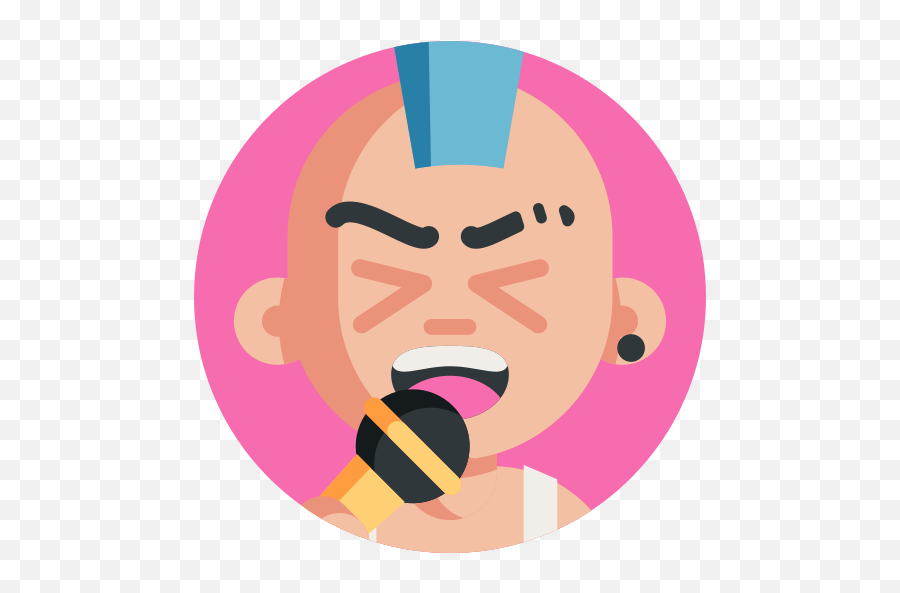 Punk - Happy Emoji,Punk Emoticon Text