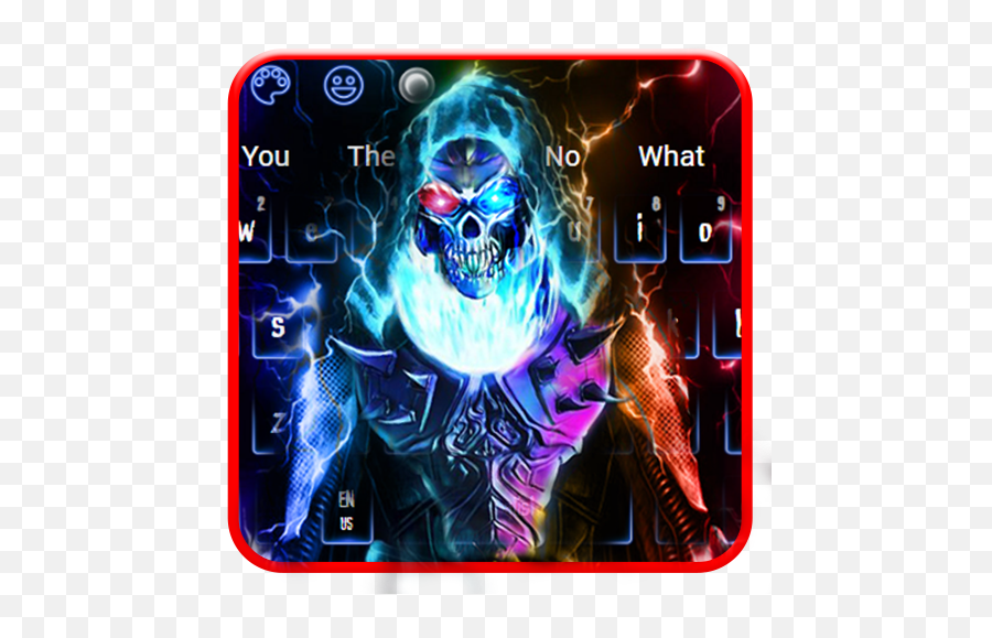 Amazoncom Neon Ghost Keyboard Theme Appstore For Android - Supernatural Creature Emoji,Emoji Smart Neon Keyboard