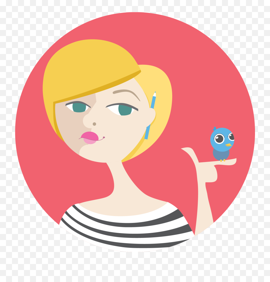 Blue - For Women Emoji,Emotion Icon Set