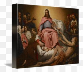 Christus Consolator 1851 - Christus Consolator Scheffer Emoji,Roman Artwork Emotion