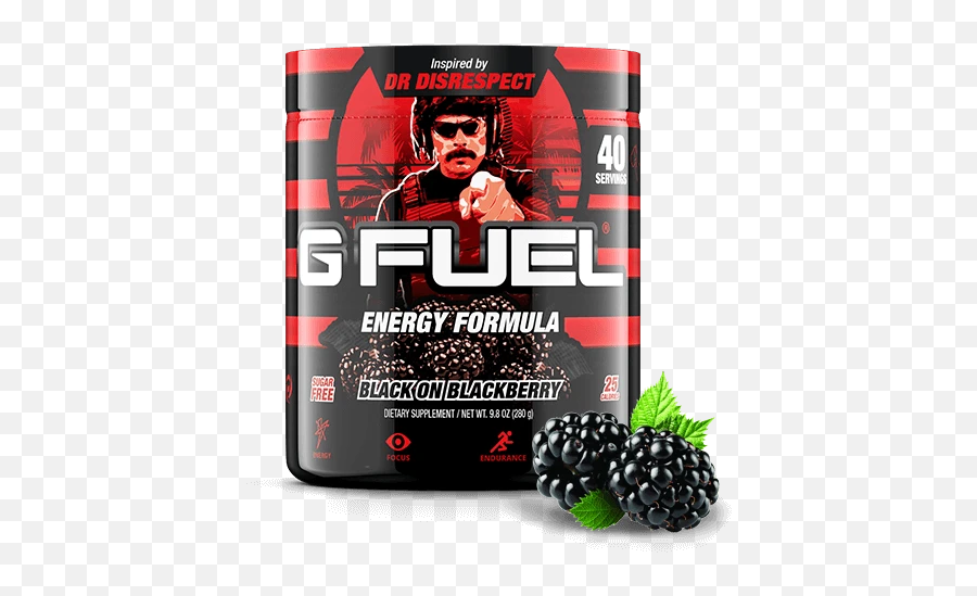 Blackberry Different Fruits Gamer Fuel - Black On Blackberry Gfuel Emoji,Mullet Emoticon Doctor Disrespect