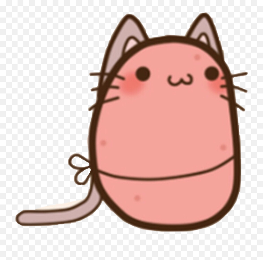 Notmyart Pink Potatocat Cat Potato - Potatoes Cat Emoji,Kawii Potato Emoticon