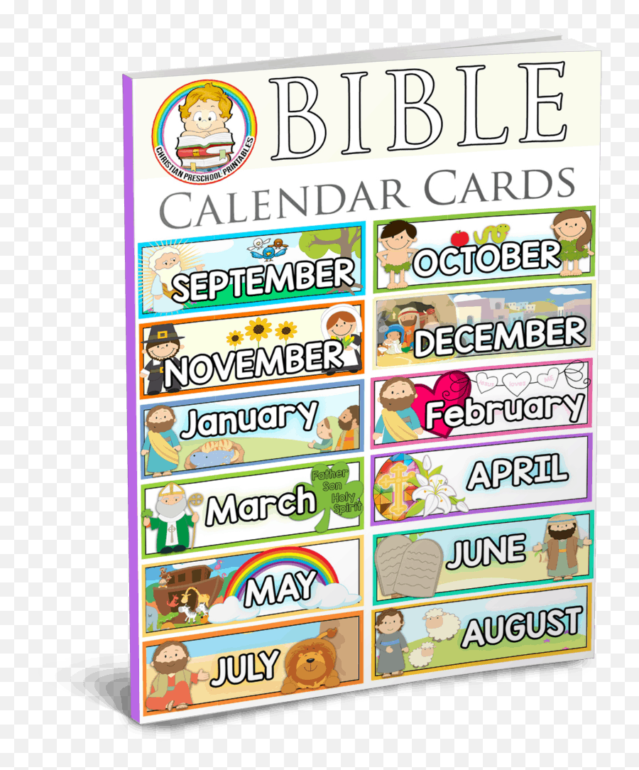 Bible Calendar Printables - Christian Preschool Printables Elementary School Calendar For Classroom Emoji,Bible Emotion Numbers Printable