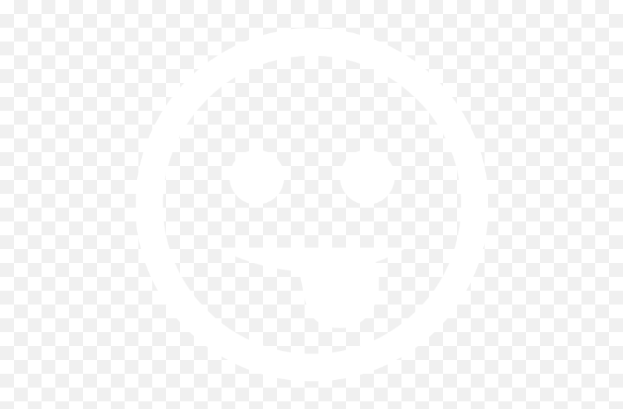 White Tongue Icon - Free White Emoticon Icons Happy Emoji,Tfti Tongue Emoticon