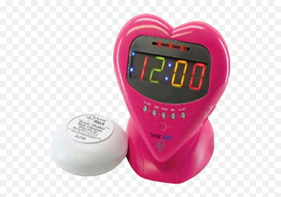 Sonic Boom Sweetheart Alarm Clock - Sonic Alert Alarm Clock Heart Emoji,Emoji Digital Alarm Clock Radio
