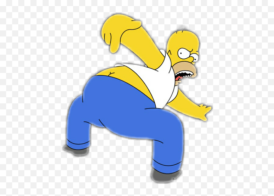 Homer Simpsons Homersimpson Sticker By Goofygood - Falling On Your Bum Emoji,Homer Simpson Emoji