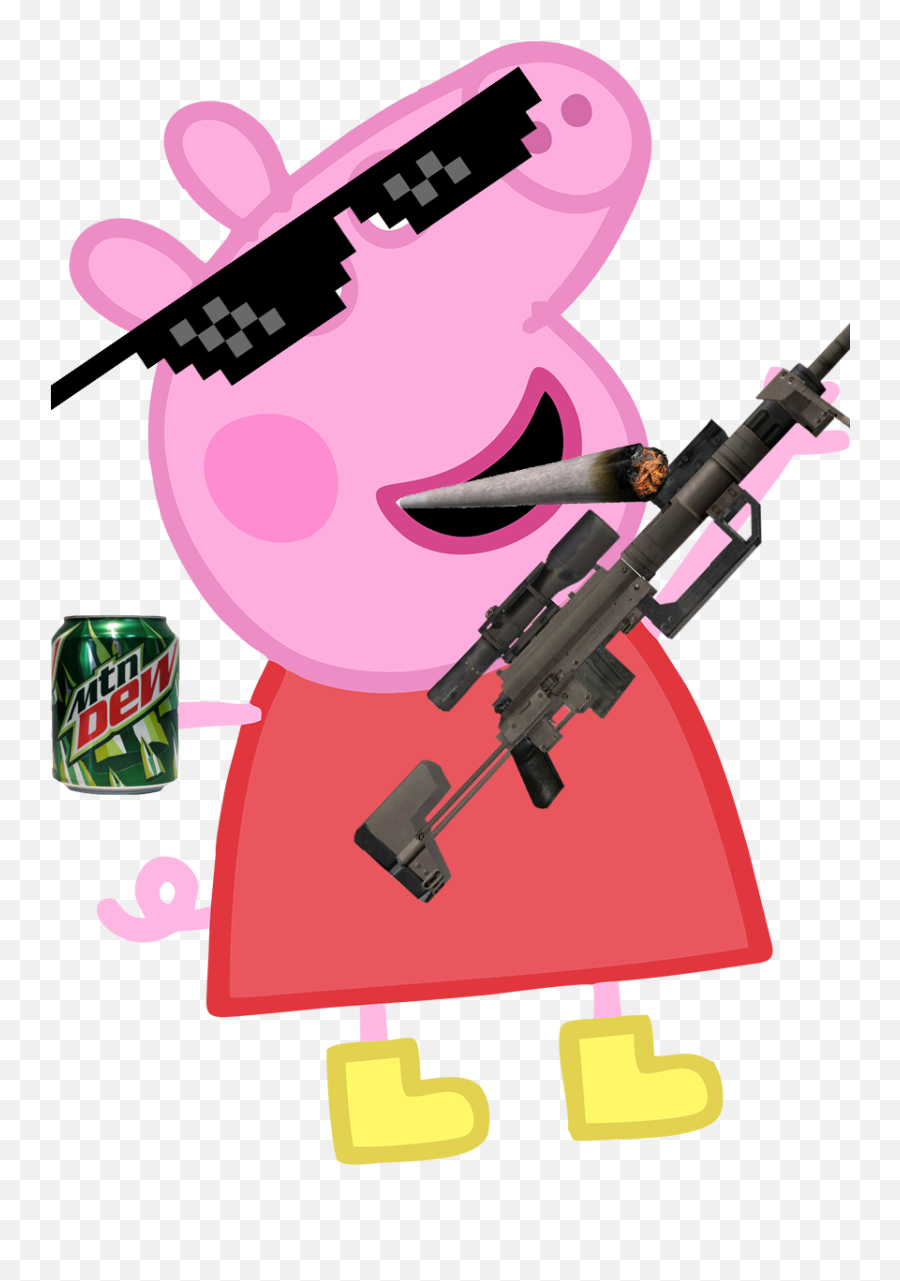 Weed Clipart Mlg - Peppa Pig Blowing Bubbles 853x1200 Emoji,Mlg Weed Emojis