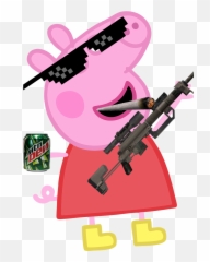 Weed Clipart Mlg - Peppa Pig Blowing Bubbles 853x1200 Emoji,Mlg Weed Emojis