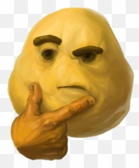 Cursed Emoji Cursedemoji Sticker By Valentinabianchel - Thinking Emoji Meme,Cursed Emoji Meme