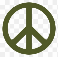 Helmet Clip Art - Peace Sign Green Png Transparent Png Emoji,Dollar Sign Green Emojis