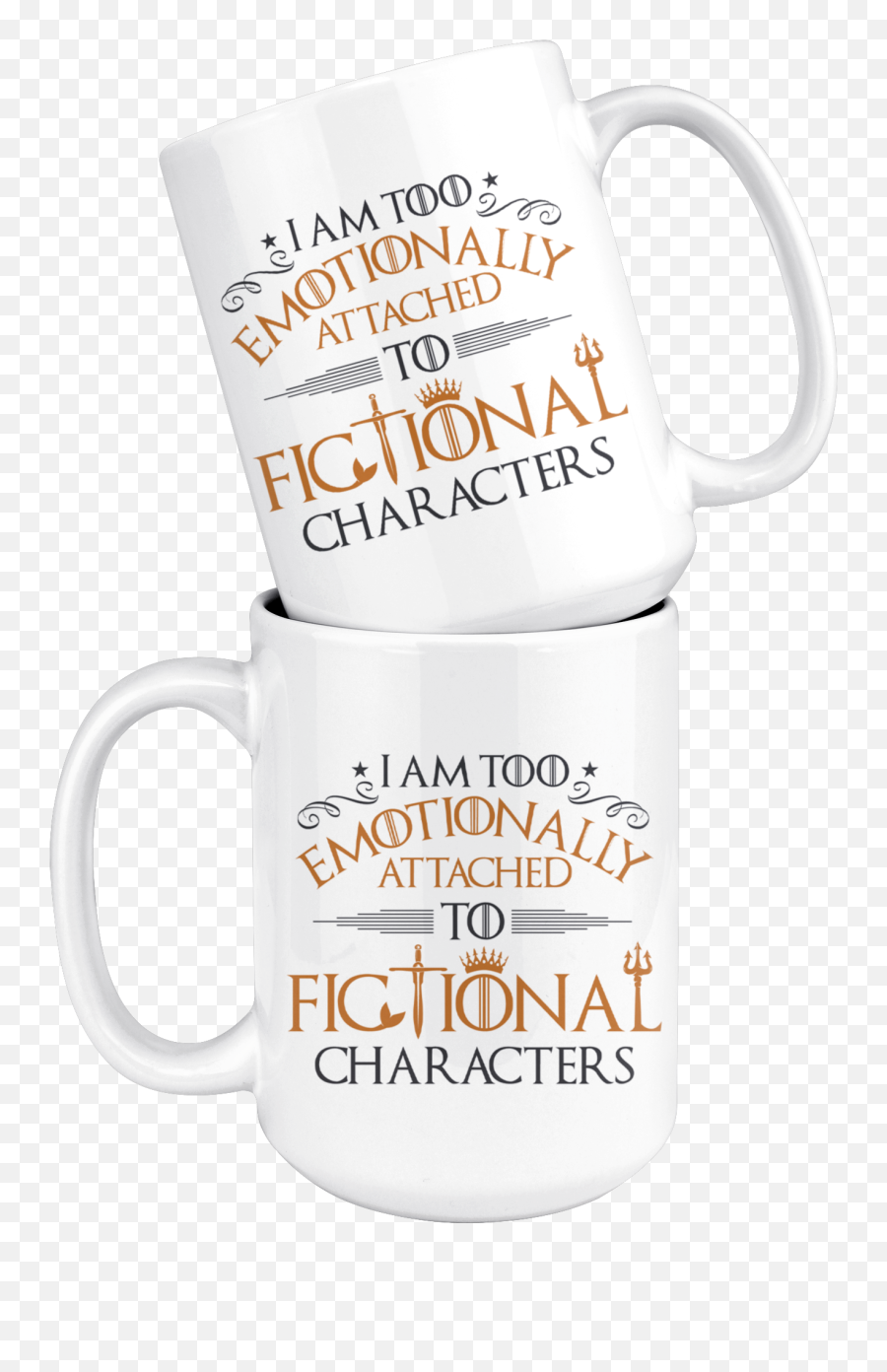I Am Too Emotionally Attached To Fictional Characters White Emoji,Character Emotions Char