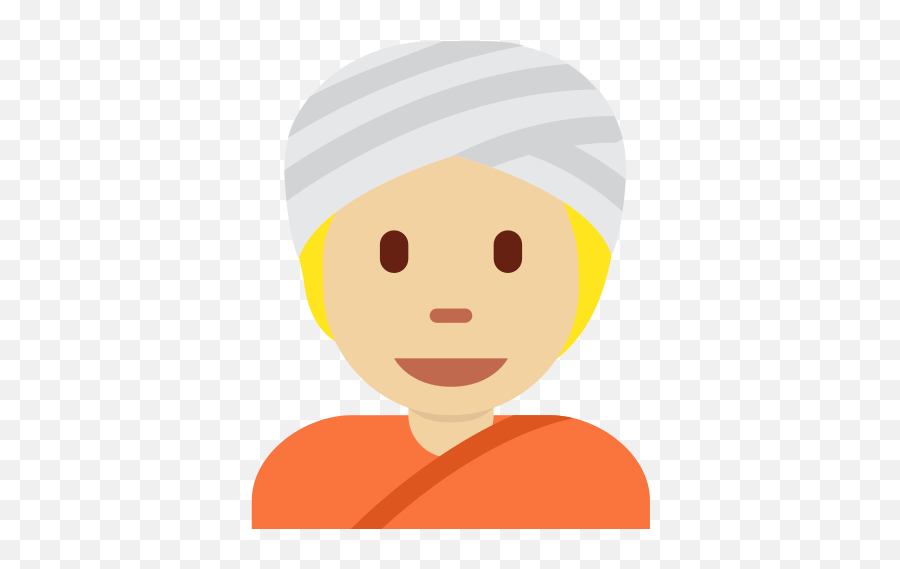 Person Wearing Turban Medium - Light Skin Tone Emoji,Raimbow Square Emoji