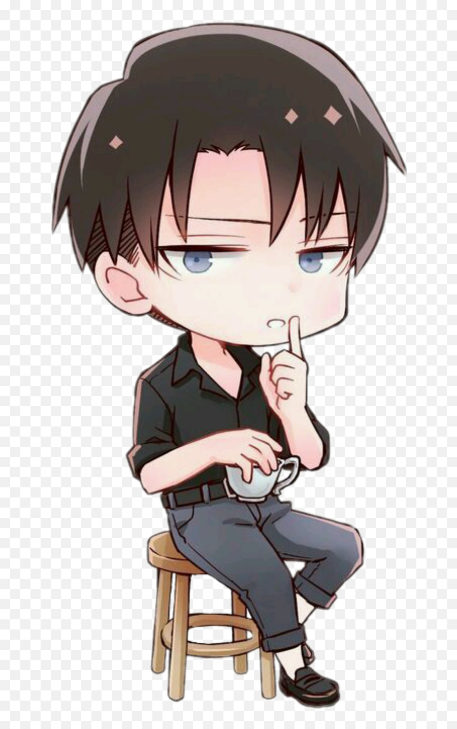 Levi Sticker - Sitting Emoji,Levi Emoji