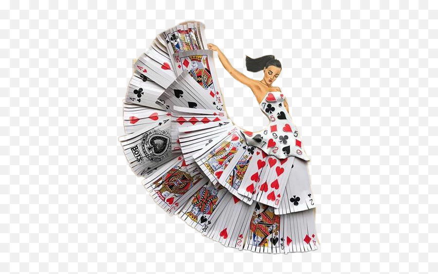 Playing Cards Sticker Challenge On Picsart - Dress With Card Drawing Emoji,Folding Hands Emoji