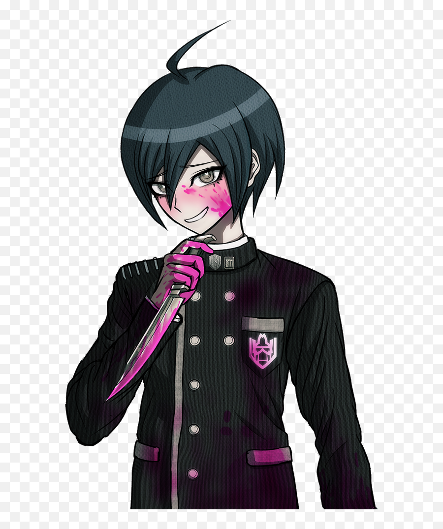 Danganronpa Danganronpa Memes - Mastermind Shuichi Pregame Sprites Emoji,Monokuma Emoji