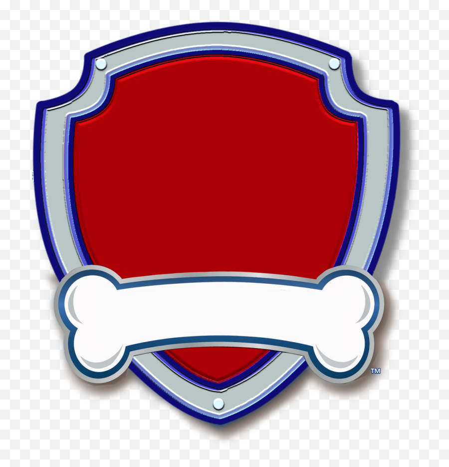 Paw Badge Png Dogs 17 - Logo Paw Patrol Png Emoji,Dog Paw Emoji