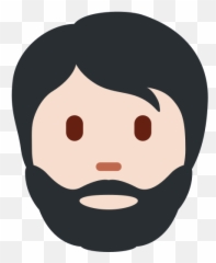 Tono De Piel Claro Emoji - Emoji De Hombre Con Barba,Emoticon Aplaudiendo Para Facebook