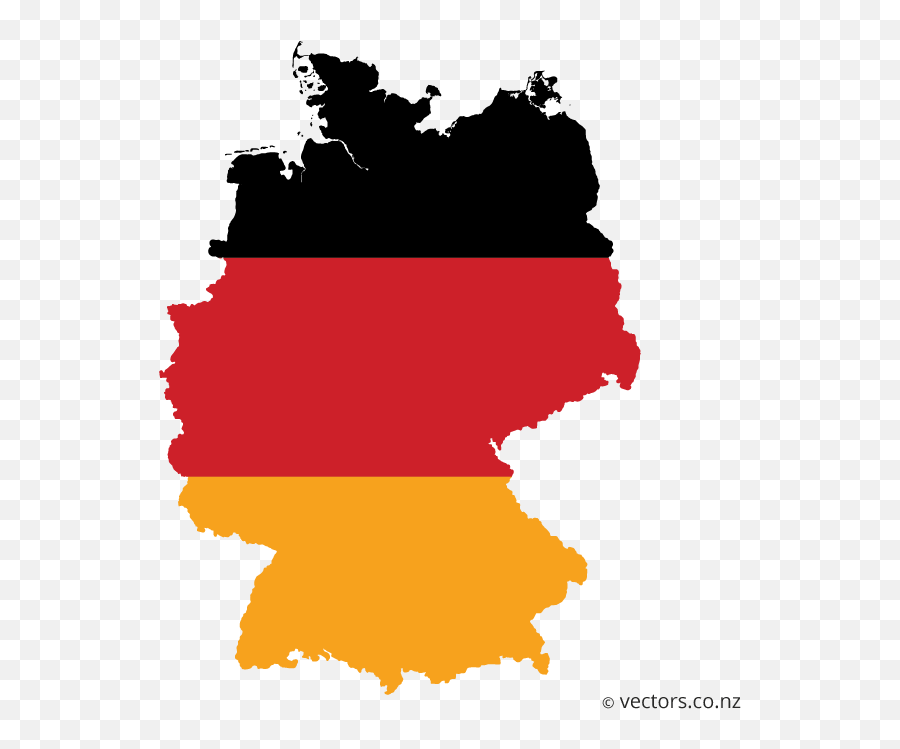 Flag Vector Map Of Germany Germany Map Germany Germany Flag - Germany Map Vector Emoji,Brazil Flag Emoji Png