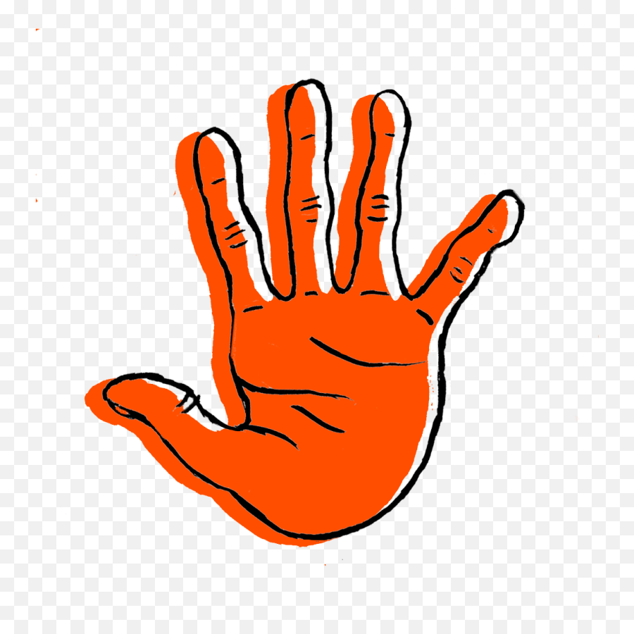 Stop Hand - Sign Language Emoji,Stop Hand Emoji