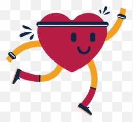 Heart Exercise Badge Sticker - Corazon Haciendo Ejercicio Png Emoji,Corazon Emotion