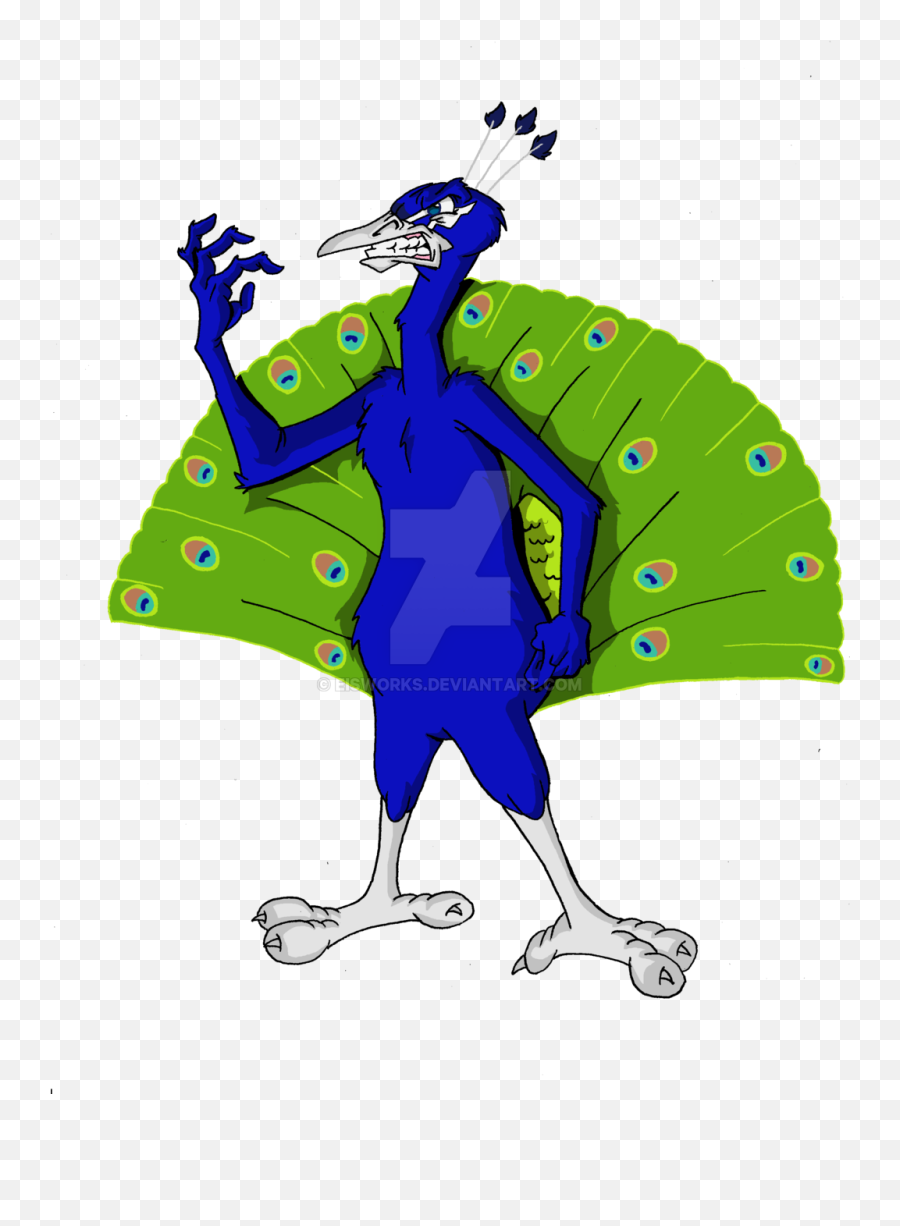Angry Peacock Clipart Png Image With No - Angry Peacock Clipart Emoji,Peacock Emoji