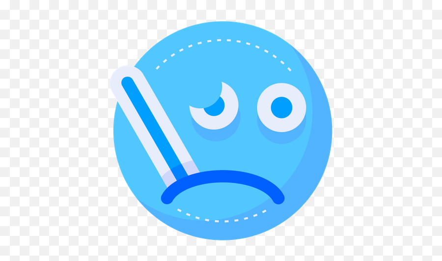 Fever Emoji Icon Of Flat Style - Available In Svg Png Eps Ai Dot,Thermometer Emoji