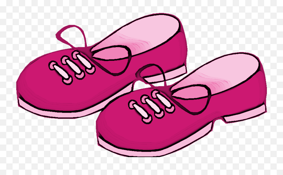 Clipart Of Pink Girl Shoes - Transparent Background Shoes Clipart Emoji,Piank Girl With Super Emotions