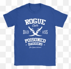 Rogue Class Badass Poison Daggers World Of Warcraft Shirts - Kings Of Rap Polo Emoji,Rogue Warcraft Emoji