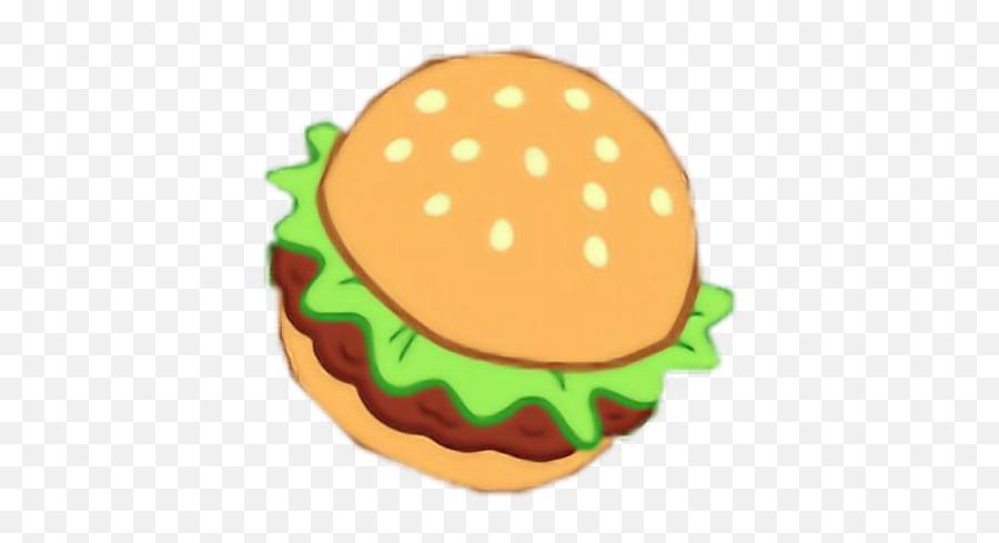Crabbypatty Spongbobsquarepants Sticker - Hamburger Bun Emoji,Crabby Patty Emoticon Facebook