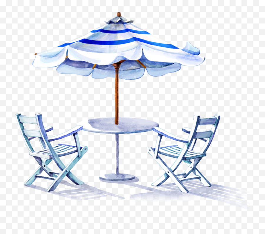 Beach Travel Sea Umbrella Chairs Sticker By Chpoxi - Png Mesa E Cadeira Praia Emoji,Beach Umbrella Emoji