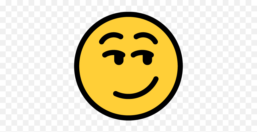 Justemoji - Contrast Happy,Grinning Emoticon