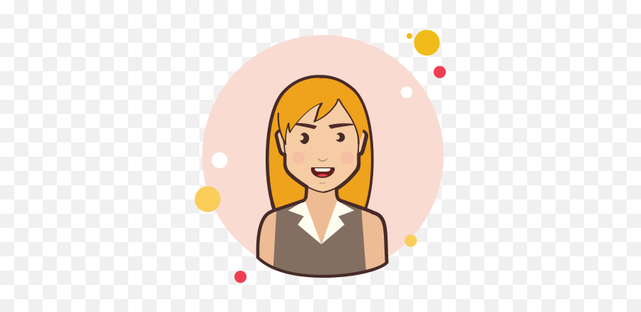 Blond Long Hair Business Lady Icon - Girl With Coffee Cup Png Emoji,Images Of Blond Haired Caucasian Female Emojis