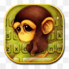 Cuteness Monkey Keyboard Theme - Monkey Emoji,Ape Emoji
