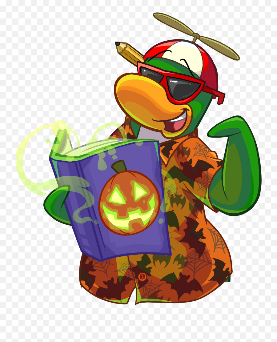Rookieu0027s Halloween Shirt Club Penguin Wiki Fandom - Club Penguin Halloween Png Emoji,Halloween Emoji Sweatshirt